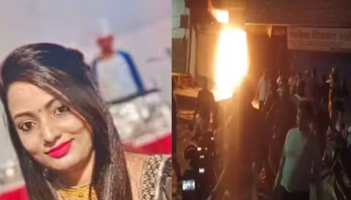 Girl's family sets her in-laws' house on fire