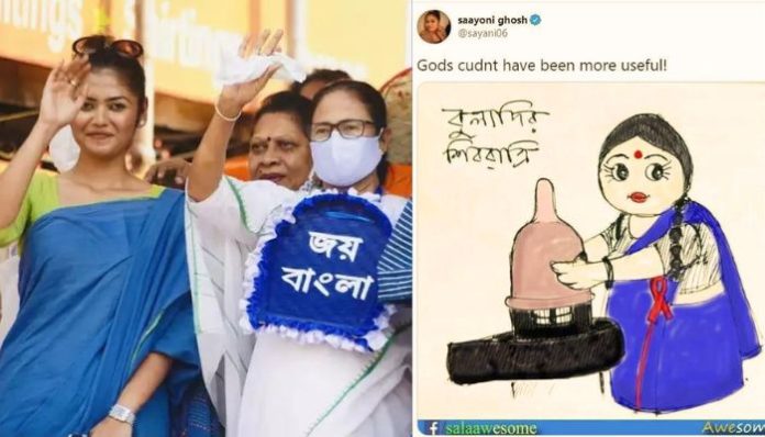 TMC fields actress Saayoni Ghosh, who posted the infamous Shivling with condom picture, from the Jadavpur constituency, had lost polls in 2021