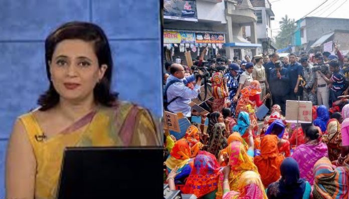 Sagarika Ghose downplays Sandeshkhali unrest as ‘local land dispute’ politicised by ‘outsiders’, goes on a deranged rant against PM Modi