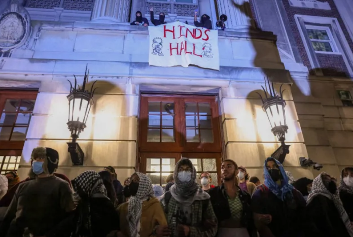 Violent pro-Palestine ‘students’ occupy Columbia University’s Hamilton Hall shouting “Intifada”