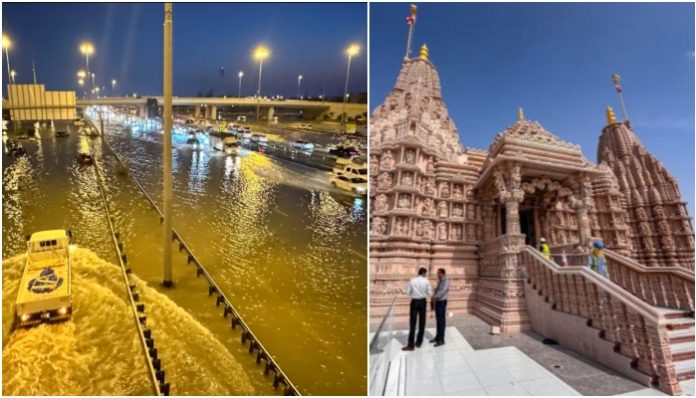 Islamists blame newly built Hindu temple for floods in Dubai, details