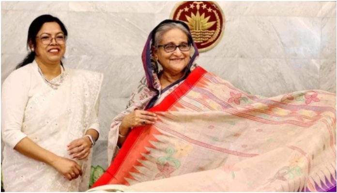 'Burn Indian saris first': Sheikh Hasina attacks 'boycott India' campaigners