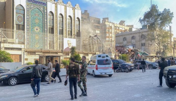Iran Consulate in Damascus was bombed