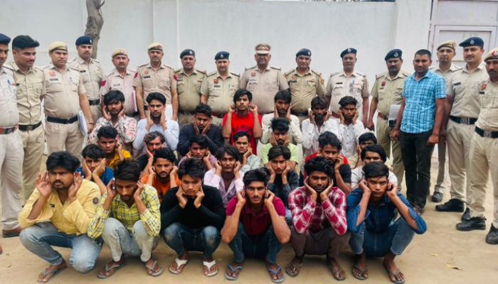 Massive crackdown on cyber crime in Mewat: Nuh Police arrests 42 cyber criminals; 50 mobile phones, over 90 SIM cards and fake Aadhar IDs seized