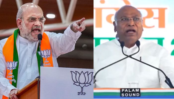 ‘Shameful’, ‘Italian culture’: Amit Shah rebukes Congress President Mallikarjun Kharge over his “Rajasthan ka Kashmir se kya waasta” remark