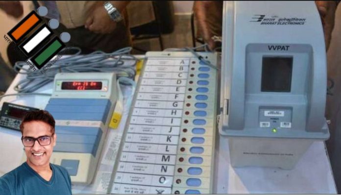 Election Commission of India schools leftist propagandist Ravi Nair about basic functioning of EVM and english language