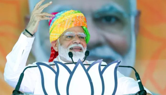 PM Modi slams Congress over Muslim appeasement says Congress ko sach se Mirchi lagi