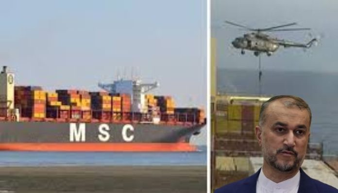 Indians onboard the Israel-linked ‘MSC Aries’ ship will be released soon
