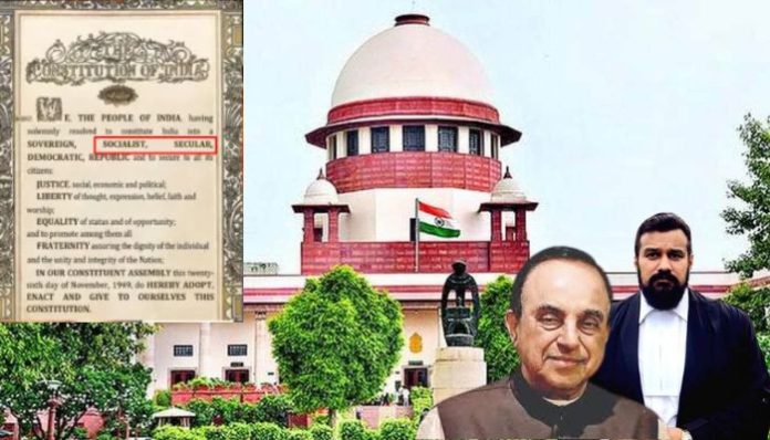 Supreme Court adjourns petitions seeking deletion of the words “Socialist” and “Secular” from the Preamble of the Indian Constitution