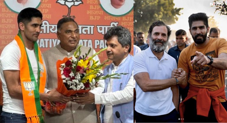 Boxer Vijender Singh leaves Congress to join BJP ahead of Lok Sabha polls, says ‘wants to be part of development’