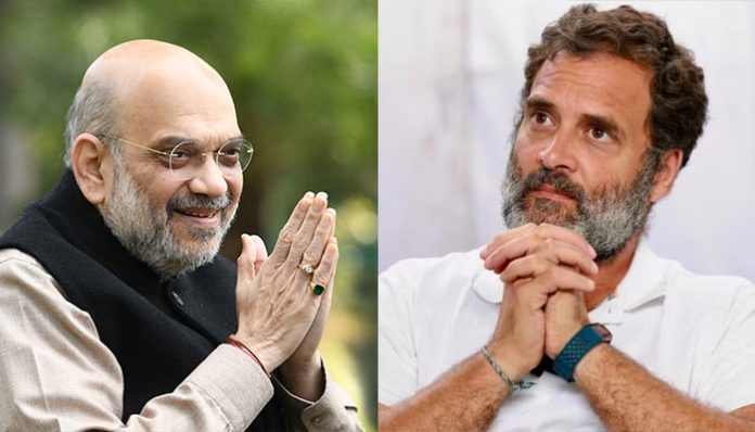 Amit Shah hit out at Congress for sharing fake video on reservation