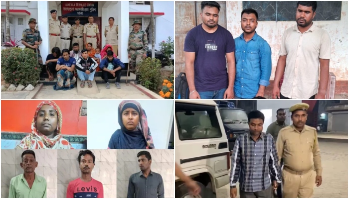 6 incidents of Illegal Bangladeshis being arrested in the last 10 days: Smuggling, fake visa, illegal stay, and more