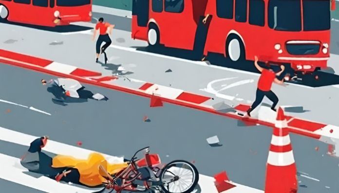 Ahmedabad: Gujarat Transport bus brutally crushes bike rider to death, accused driver Arham arrested, fined, removed from service