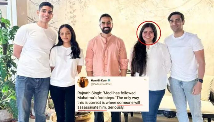 ‘Only way Modi is similar to Gandhi is if he gets assassinated’: Old tweet of Harnidh Kaur, team member of Nikhil Kamath’s WTFund, goes viral