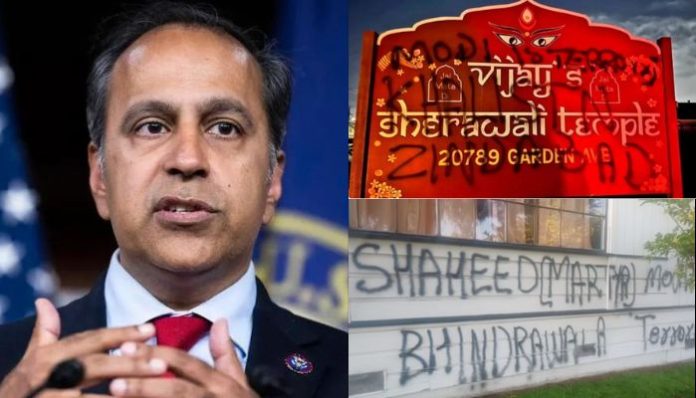 'Increased collective anxiety among Hindu Americans': 5 Indian-origin US lawmakers write to Justice Department over attacks on Hindu Mandirs