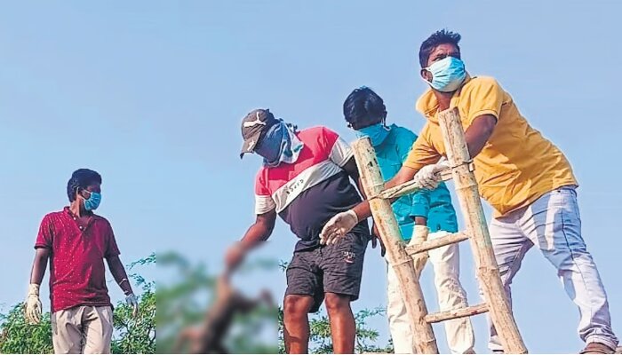 Telangana: Bodies of at least 30 monkeys found inside a water tank in Nandikonda municipality of Nalgonda district 