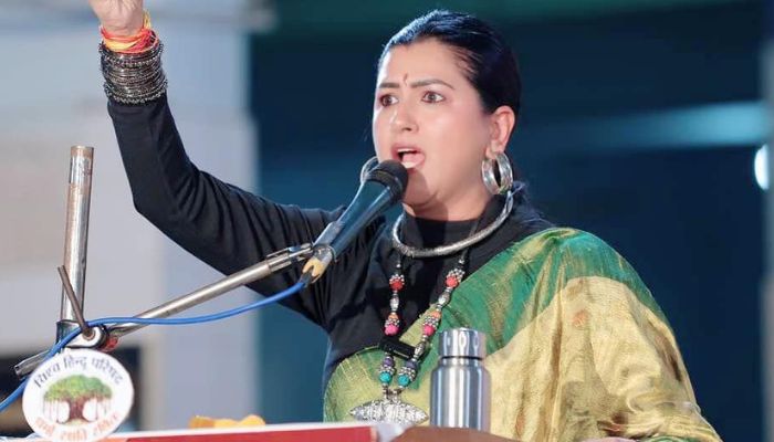 Karnataka High Court stays criminal proceedings against Kajal Hindustani, who was booked for speaking against love jihad in Udupi
