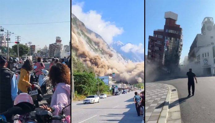 7.4 magnitude earthquake struck Taiwan