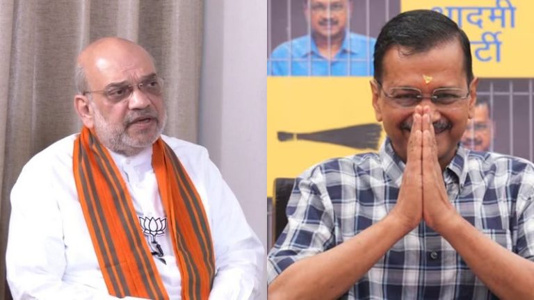 Arvind Kejriwal’s ‘If you vote for broom, I won’t have to return to jail’ is a clear contempt of court, says Home Minister Amit Shah