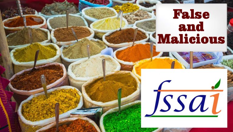 False and malicious: FSSAI refutes reports of allowing 10 times more pesticide residue in spices, says India’s standards strictest in the world