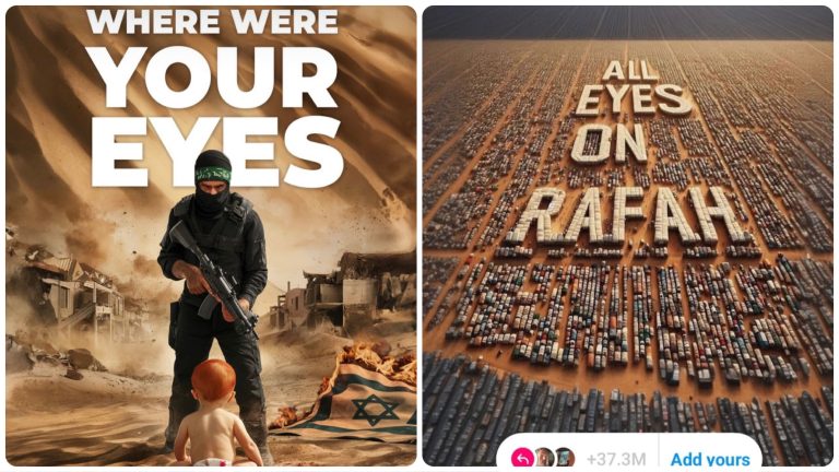 ‘Where were your eyes on October 7?’ AI-image to counter ‘All Eyes On Rafah’ pro-Palestine propaganda campaign removed from Instagram: Report