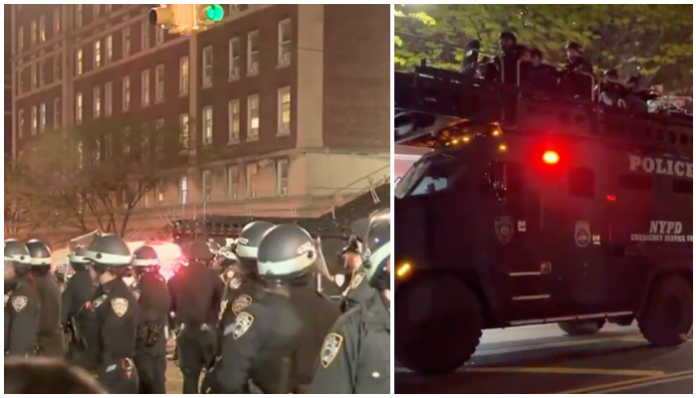 NY Police enter Columbia University