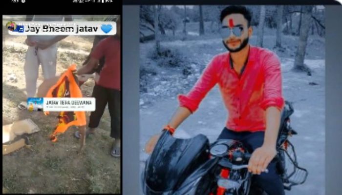 Bihar: Accused who burnt Hindu religious flag with Lord Hanuman’s image in viral video arrested weeks after absconding