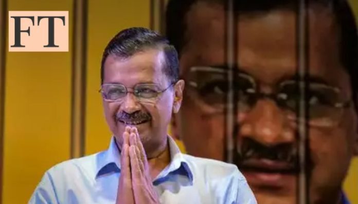 After targetting Adani, Financial Times hypes up the liquor policy scam accused Arvind Kejriwal to influence public perception a day before Delhi went for voting