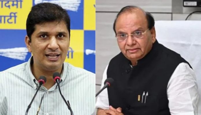 Delhi LG suspends OSD to AAP minister Saurabh Bharadwaj over irregularities in the procurement of medical kits