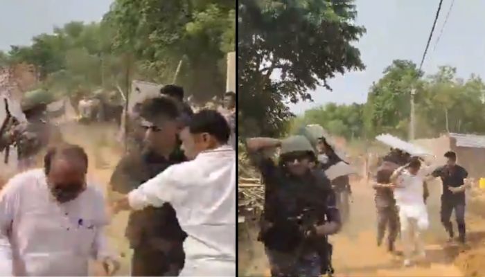 ‘Mamata has turned Jhargram into Sandeshkhali’: TMC goons pelt stones at BJP candidate, injures two CISF jawans