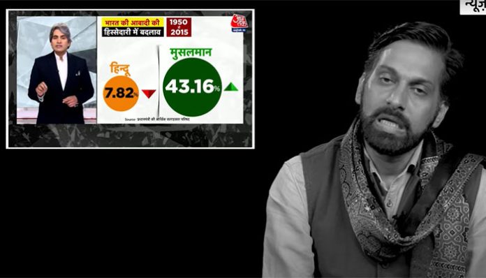 Newslaundry mislead viewers about Muslim population gain