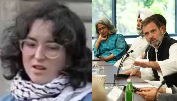 Columbia University: Protestor doing PhD in ‘romantic imagination’ demands humanitarian aid, encampment was also visited by woman who organised Rahul Gandhi talk in USA
