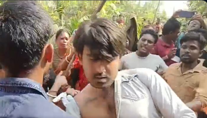West Bengal: Sandeshkhali women thrash TMC worker over ‘fake sting operation’, video goes viral