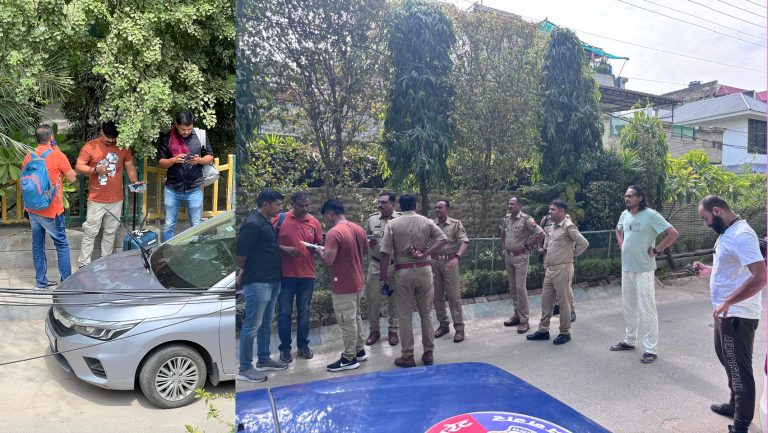 After registering a case against Ajeet Bharti, Karnataka Police team in plainclothes arrives at his Noida house, UP Police team takes them away