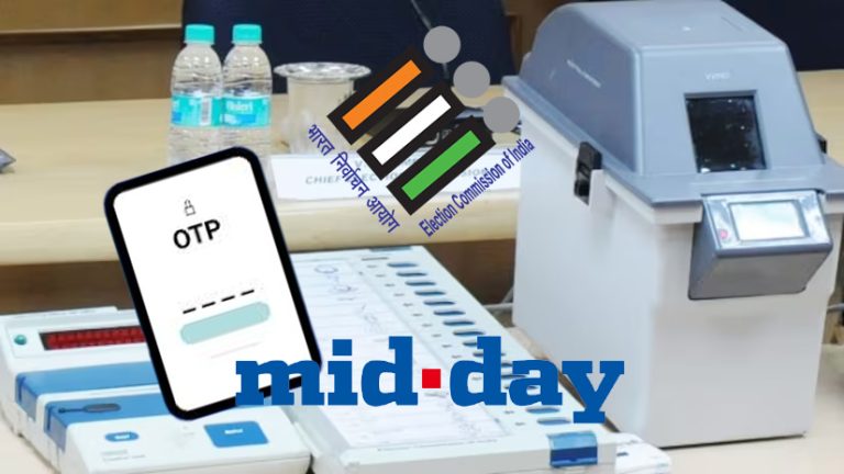 Election Commission confirms OpIndia explanation of how Mid-Day report claiming EVM unlocked by phone is fake and it is a case of unauthorised phone in counting centre
