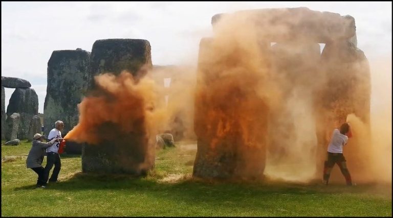 England: Two, including Indian-origin climate ‘activist’ of ‘Just Stop Oil’ group desecrate 5000-year-old Stonehenge, arrested
