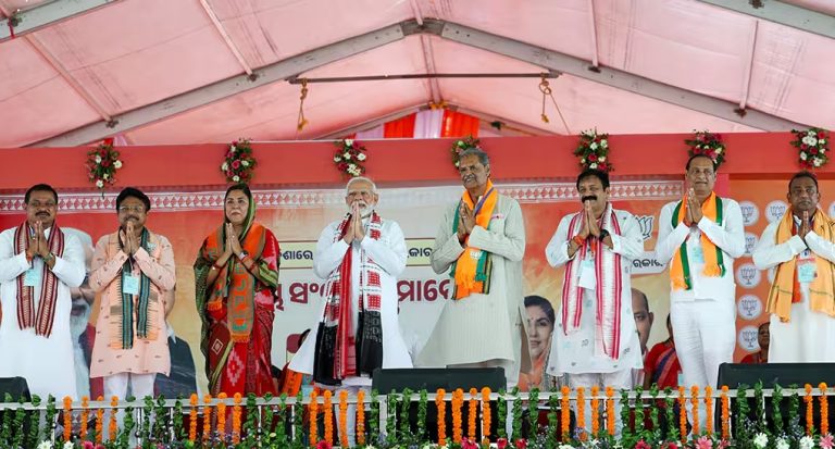 PM Modi, Amit Shah to attend swearing-in ceremony of new Odisha Chief Minister on 10 June, preparations going at Janata Maidan in Bhubaneshwar