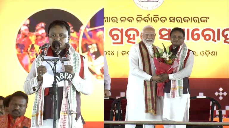 Guruji of RSS-affiliated school, firebrand tribal leader, and Four-time MLA: Mohan Charan Majhi takes oath as first BJP Chief Minister of Odisha