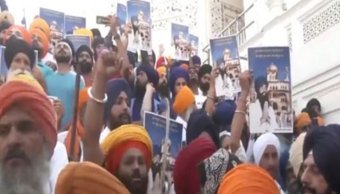 40 years of Operation Blue Star: Pro-Khalistan slogans raised at Golden Temple, SAD (Amritsar)’s chief Simranjit Mann among those raising the slogans