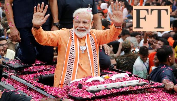 Financial Times changes tune after Exit Polls show massive NDA victory: After promoting opposition leaders, now showers praise on India and PM Modi- Read about their U-turn