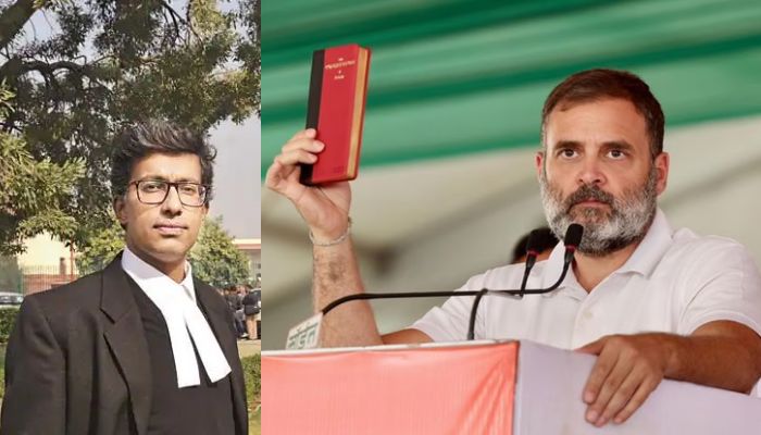 Constitution copy Rahul Gandhi flashes at everyone was conceptualised by someone who was against OBC reservations: Read about SC Adv Gopal Sankaranarayanan