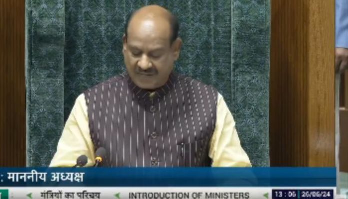 Om Birla starts his new term as speaker by condemning the ‘tanashashi’ of the Indira Gandhi led Congress govt for imposing emergency