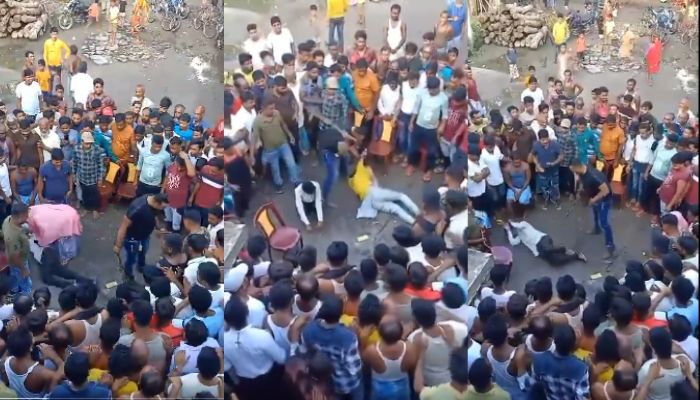 West Bengal: Bahubali leader ‘JCB’ Tajemul kicks, assaults woman and man with sticks during Taliban-style ‘Insaf Sabha’ over alleged extramarital affair in Chopra