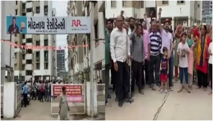 Vadodara: House allotment to a minority in Hindu-populated residency built under govt housing scheme sparks outrage, Hindus demand reversal of decision