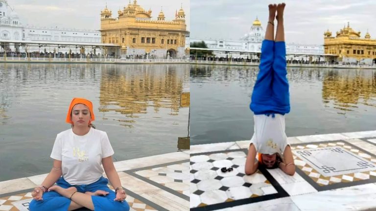 Amritsar: SGPC files case against woman for ‘heinous act’ of performing Yoga in Golden Temple premises, takes action against 3 employees for allowing it
