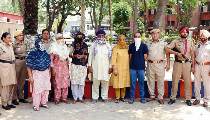 Jalandhar: Family members including mothers and sisters of Canada-based terrorist Lakhbir Singh Landa and his aid Yadwinder Singh arrested in extortion racket