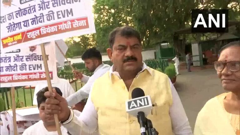 Congress surrenders even before counting of votes: Party leader Jagdish Sharma says counting is a formality, cries about elections being looted