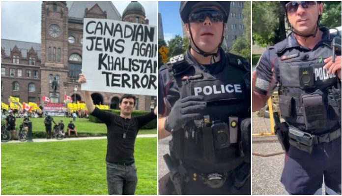 Canadian police threaten journalist for questioning 'why Khalistanis are allowed to disrupt memorial of Air India 182 bombing victims'