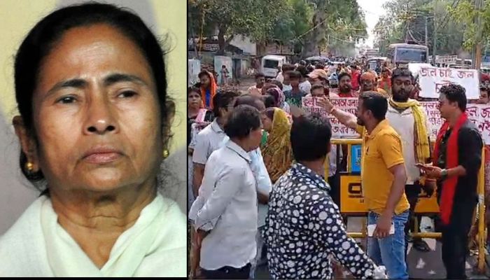 ‘TMC lost in the area and so they cut off our water supply’: Residents in Asansol protest against Mamata govt for worsening water crisis