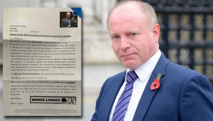 Marco Longhi's anti-India leaflet sparked controversy